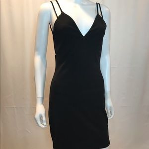 TOPSHOP, ROMEO + JULIET, black cocktail dress